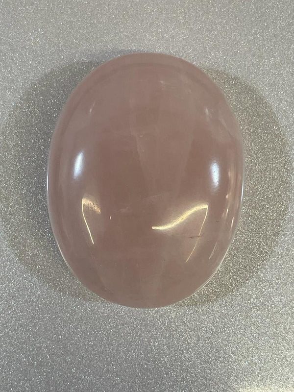Rose Quartz Palmstone - Self Love and Relationship Healing (Cleansed, Charged & Attuned)